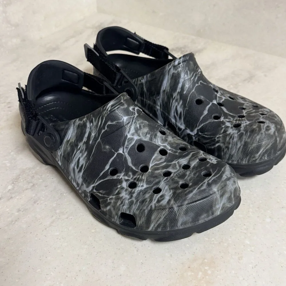 Crocs Camouflage Iconic Comfort Elements Adjustable Slides Men’s 9 Women’s 11